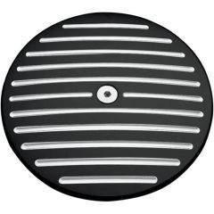 Pro-One Millennium Billet Air Cleaner Cover Ball-Milled - Black - 202090B