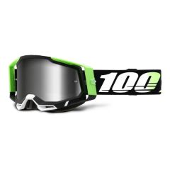 100 Percent Racecraft 2 Goggles-Mirrored Lens-Kalkuta Silver Mirror