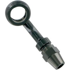 Russell Pro System II Renegade Black Steel Banjo Fitting - 7/16" x 10mm