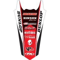 Factory Effex Rear Fender Graphic Style 14 - 17-32304 | Honda CRF150R 2007-2021