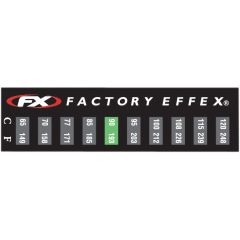 Factory Effex Temperature Sticker - 08-90225