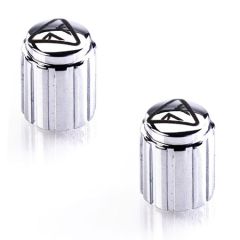 Triumph Valve Stem Caps Laser Etched Chrome A2009006