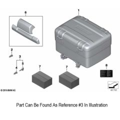 BMW Lock Cylinder With Key 51257688568