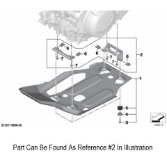 BMW Mounting Kit Engine Guard 11848544599