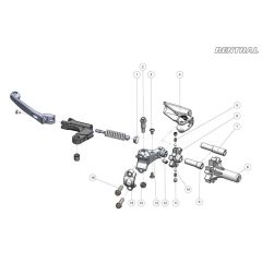 Renthal Clutch Perch Kit for Gen2 Intellilever Clutch - LV-127