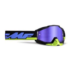 FMF PowerBomb Mirror Lens Goggles-Talladega Mirror Blue
