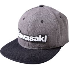 Factory Effex Kawasaki Charcoal/Black Bold Snapback Hat