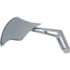 Pro-One Large Flame Smooth Mirror with Weekend Warrior Cutout Stem