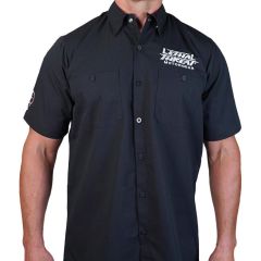 Lethal Threat USA Skull Emboidered Work Shirt