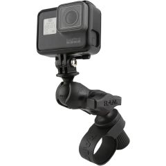 RAM Mounts Tough-Strap Double Ball Mount with Action Camera Adapter - RAP-B-460-A-GOP1U