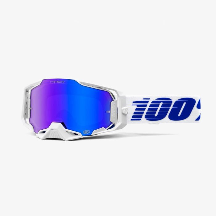 100 Armega Hiper Goggle IZI Mirror Blue Lens