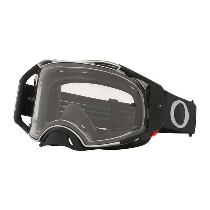 Oakley Airbrake MX Tuffblock Goggles Black Clear