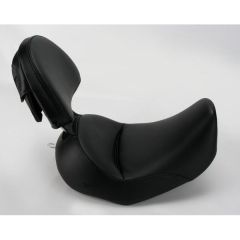 Saddlemen Renegade Heels Down Solo Seat Smooth - with Driver Backrest - 806-12-0041