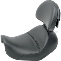 Saddlemen Renegade Heels Down Solo Seat Smooth - with Driver Backrest - 807-03-0041