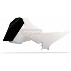 Polisport Airbox Covers White/Black - 8453200002 | KTM 85 SX (17/14) 2013-2017