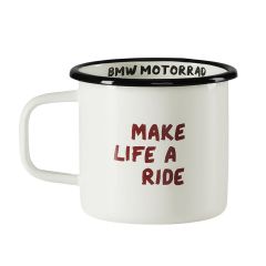 Make Life A Ride Enamel Cup