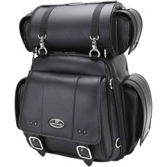 Saddlemen CD3600 Sissy Bar Bag with Roll Bag - 3515-0171