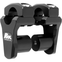 Rox Speed FX 1.75" Pivot Risers for 1 1/8" Handlebars - Black - 3R-P2PPLK