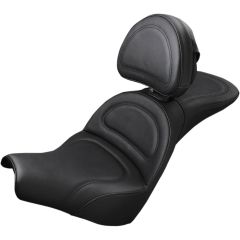 Saddlemen Explorer Ultimate Comfort Seat with Driver Backrest - 8152JS