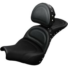 Saddlemen Explorer Special Seat with Driver Backrest - 818-30-040 | Harley Davidson FXBB Street Bob 107 2018-2020