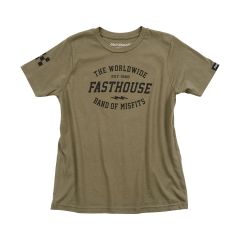 Fasthouse Coalition Youth Tee - Military Green