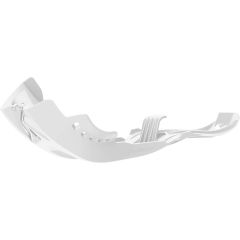Polisport Fortress Skid Plate White with Linkage Protection - 8469100003
