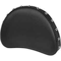 Saddlemen Half-Moon Sissy Bar Pad for Renegade Style Seat - Chrome Studded - 10in. x 8in. - 051301