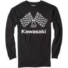Factory Effex Kawasaki Finish Line Long Sleeve T-Shirt