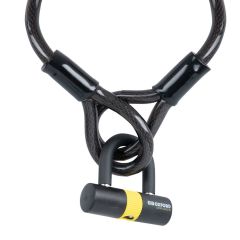 Oxford Loop Lock 15 mm Cable Lock with Mini Shackle