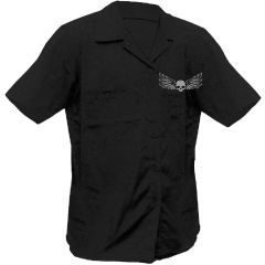 Lethal Threat Metal Till the Grave Printed Work Shirt