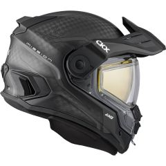 CKX Mission AMS Carbon Fury Snow Helmet with Dual Lens Shield