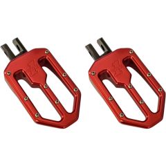 Pro-One Moto V2 Foot Pegs Red - 500752R