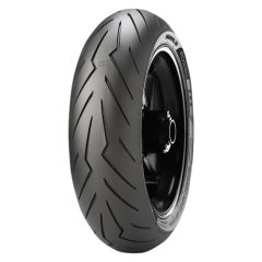 Pirelli Diablo Rosso III Rear Tire-Black-180/55ZR17 73W TL