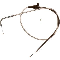 Magnum Polished Stainless Idle Cruise Cable 50 3/16" - 54326