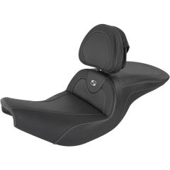 Saddlemen Road Sofa Seat Carbon Fiber - with Driver Backrest - I14-07-185BR