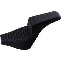 Saddlemen Step-Up Seat Black - Front TR/Rear LS - Extended Reach - 808-07B-176E
