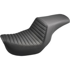 Saddlemen Step-Up Seat Black - Front Tuck and Roll - 804-04-171
