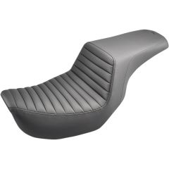 Saddlemen Step-Up Seat Black - Front Tuck and Roll - 806-04-171