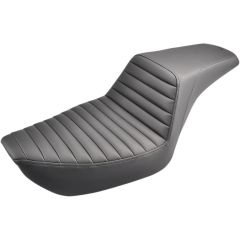 Saddlemen Step-Up Seat Black - Front Tuck and Roll - 896-04-171