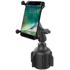 RAM Mounts Stubby Cup Holder Mount with Universal X-Grip Phone Holder Kit