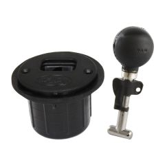 RAM Mounts Tallon Quick Release Adapter with Female Base & 1.5" Ball - RAM-376-TAL3