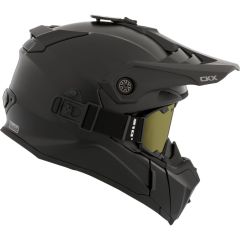 CKX Titan Original Solid Snow Helmet with Dual Lens Goggles