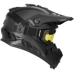 CKX Titan Carbon Snow Helmet with Dual Lens Goggles