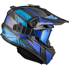 CKX Titan Trak Snow Helmet with Dual Lens Goggles
