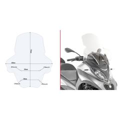 Givi Windshield Clear - D5613ST