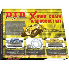 DID X-Ring Chain and Sprocket Kit - DKH-004 | Honda VFR800 Interceptor 2002-2009